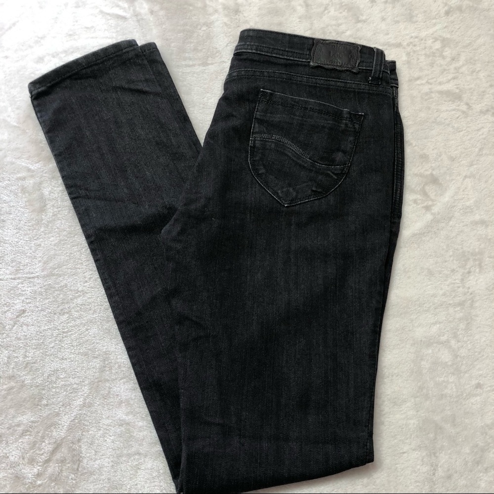 Lee Fit "Roxy" Black Straight Leg Jeans
